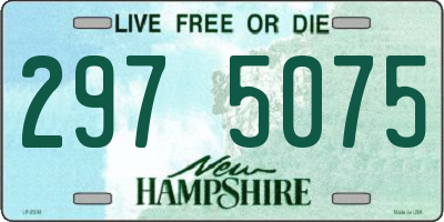 NH license plate 2975075