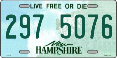NH license plate 2975076