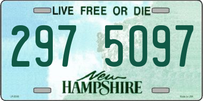 NH license plate 2975097