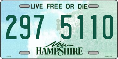 NH license plate 2975110
