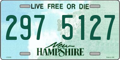 NH license plate 2975127