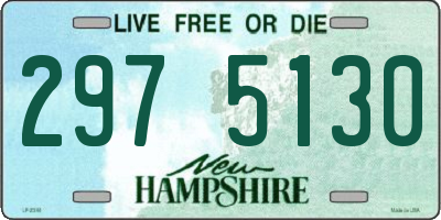 NH license plate 2975130