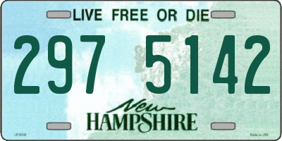 NH license plate 2975142