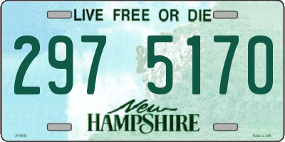 NH license plate 2975170