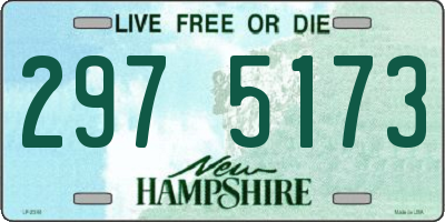 NH license plate 2975173