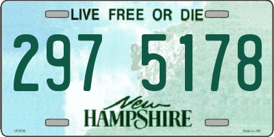 NH license plate 2975178