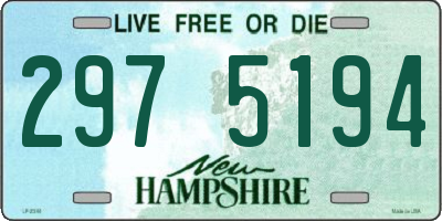 NH license plate 2975194
