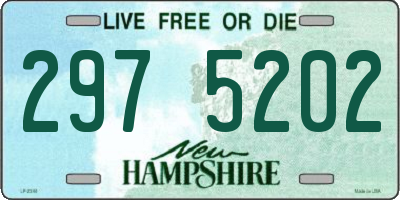 NH license plate 2975202