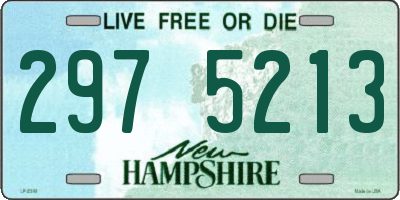 NH license plate 2975213