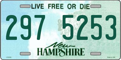 NH license plate 2975253