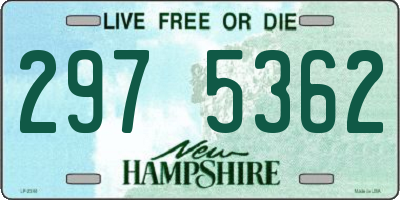 NH license plate 2975362