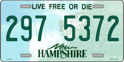NH license plate 2975372