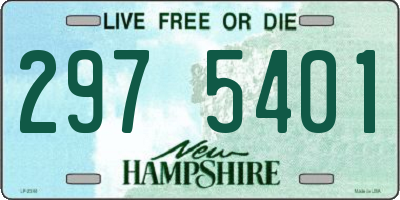 NH license plate 2975401