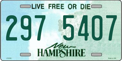 NH license plate 2975407