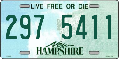 NH license plate 2975411