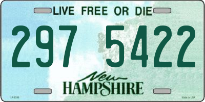NH license plate 2975422