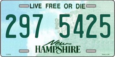 NH license plate 2975425