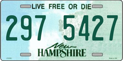 NH license plate 2975427