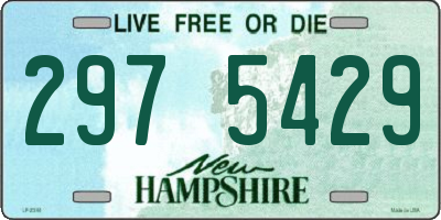 NH license plate 2975429