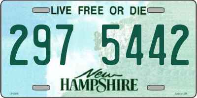 NH license plate 2975442
