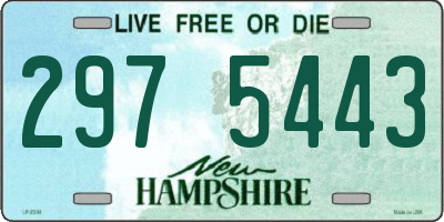 NH license plate 2975443