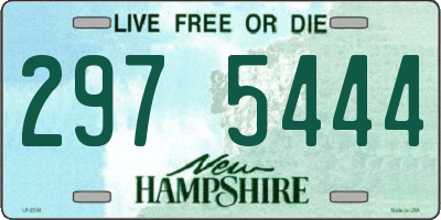 NH license plate 2975444