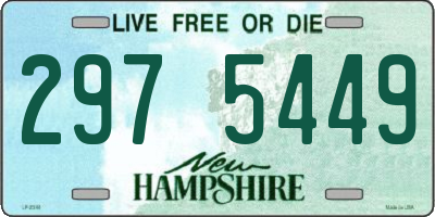 NH license plate 2975449