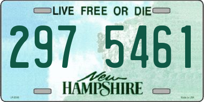 NH license plate 2975461