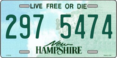 NH license plate 2975474