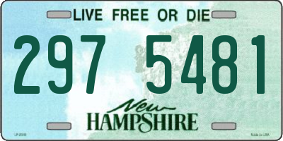 NH license plate 2975481