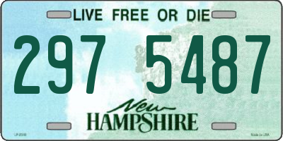 NH license plate 2975487