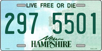 NH license plate 2975501