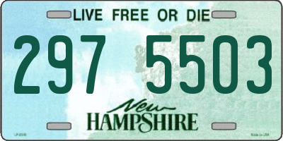 NH license plate 2975503