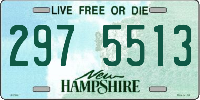 NH license plate 2975513