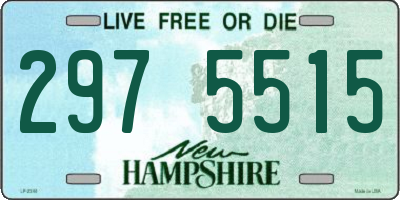 NH license plate 2975515