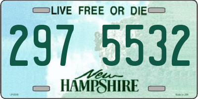NH license plate 2975532