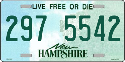 NH license plate 2975542