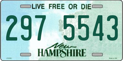 NH license plate 2975543