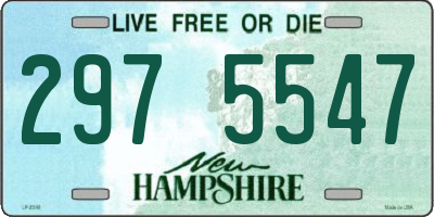 NH license plate 2975547