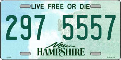 NH license plate 2975557
