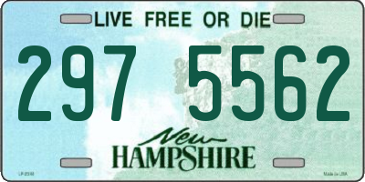 NH license plate 2975562