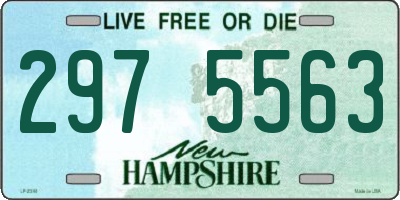 NH license plate 2975563
