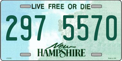 NH license plate 2975570