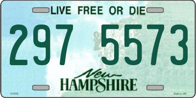 NH license plate 2975573