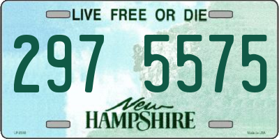 NH license plate 2975575