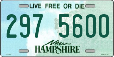 NH license plate 2975600