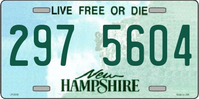 NH license plate 2975604