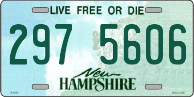 NH license plate 2975606