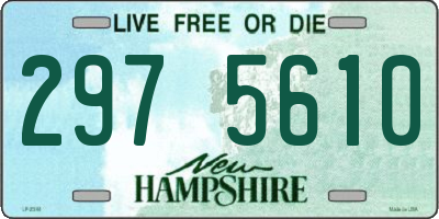 NH license plate 2975610