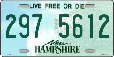NH license plate 2975612